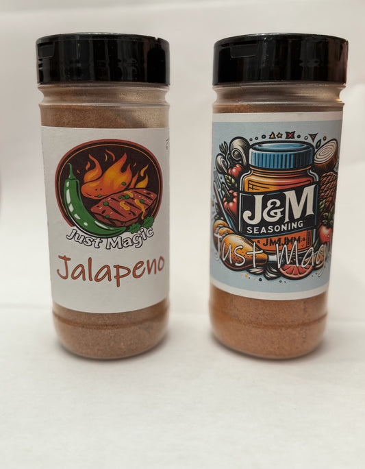 Just Magic Original and Jalapeno Seasoning 16 oz (each)